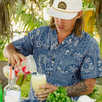 Shores Club Shirt- Palmetto Prophecy Storm Blue