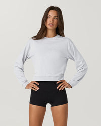 Women's Halo Modern Crew - Pale Grey Heather
