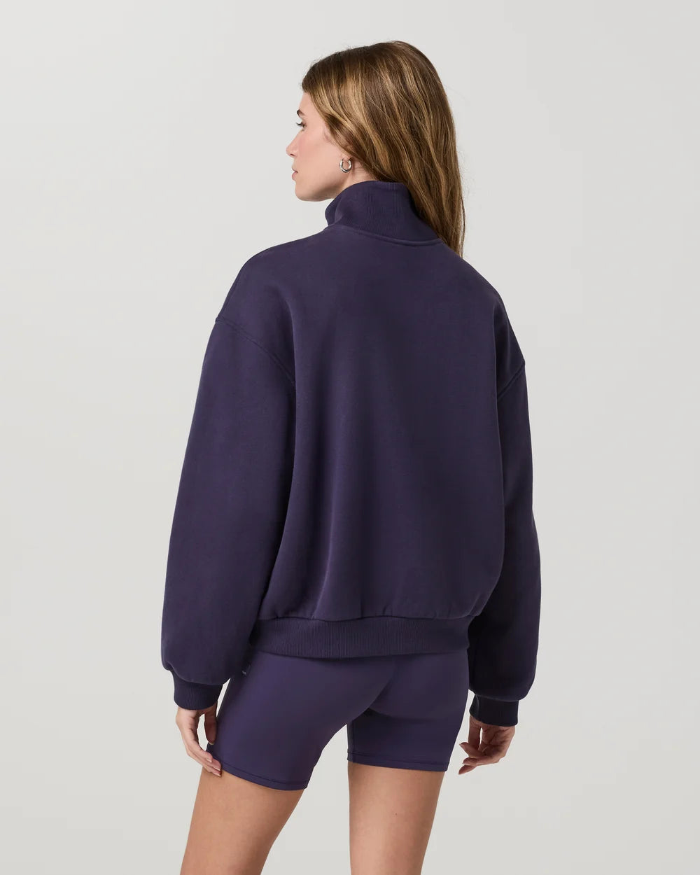 Women's Restore Oversized Half Zip - Velvet Violet