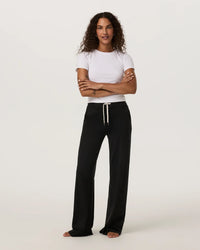 Women's Halo Essential Wideleg - Black Heather