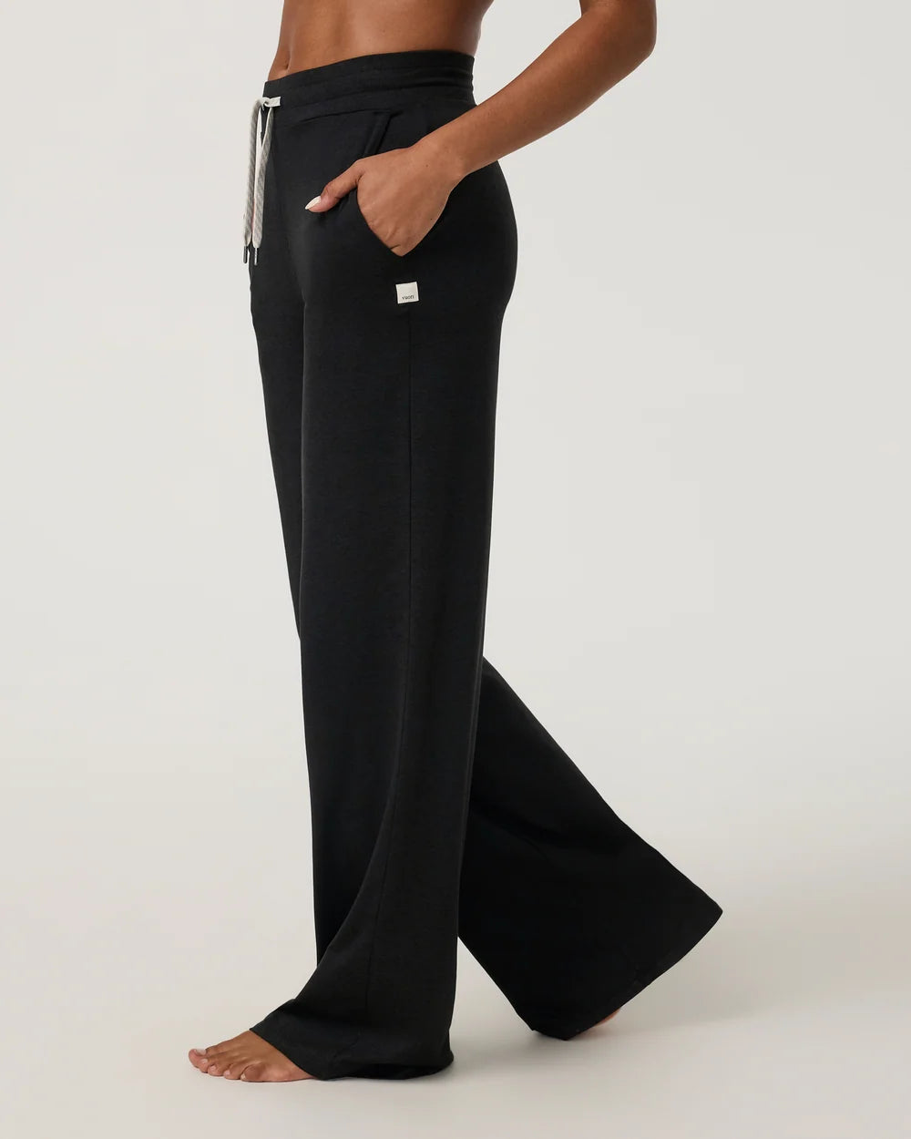 Women's Halo Essential Wideleg - Black Heather
