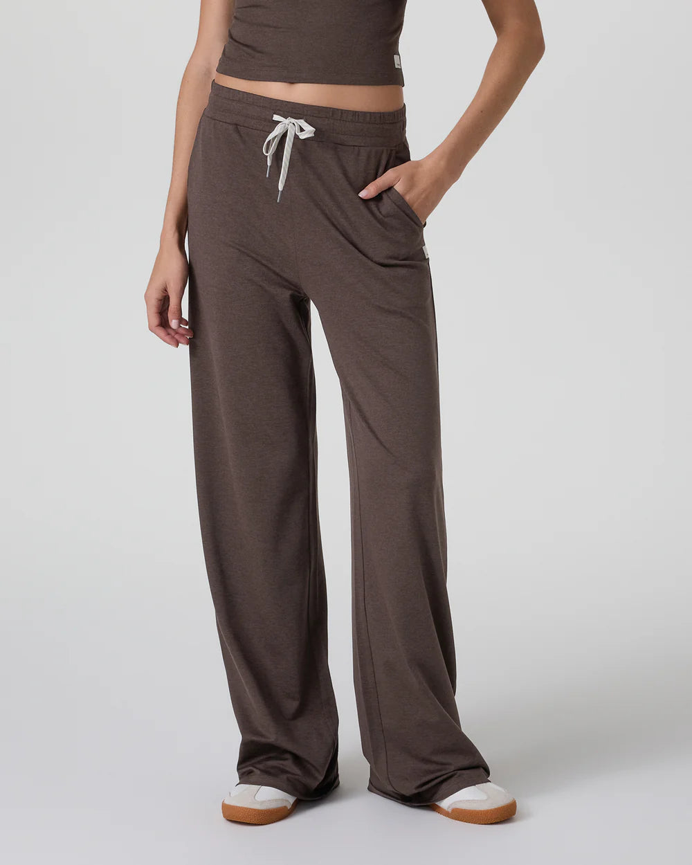 Women's Halo Essential Wideleg - Java Heather