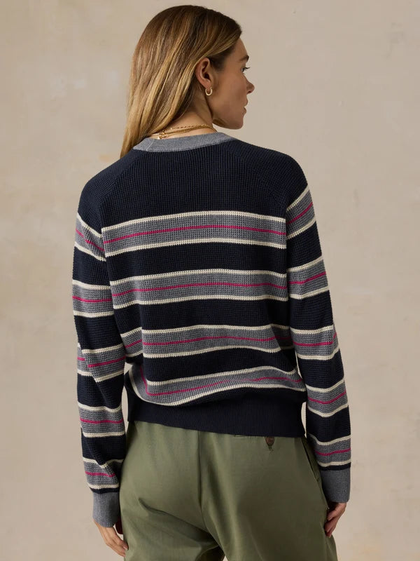 Throwback Crew - Navy Shadow Lines