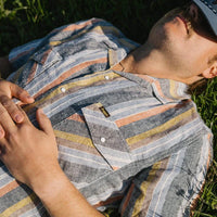 The Whippersnapper- Washed Stripe Navy