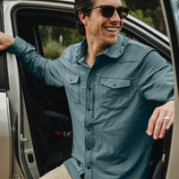 Emerger Tech Long Sleeve Shirt- Stormy Sea