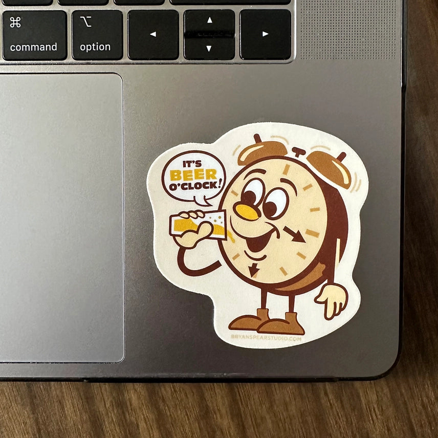 Beer O'Clock Sticker