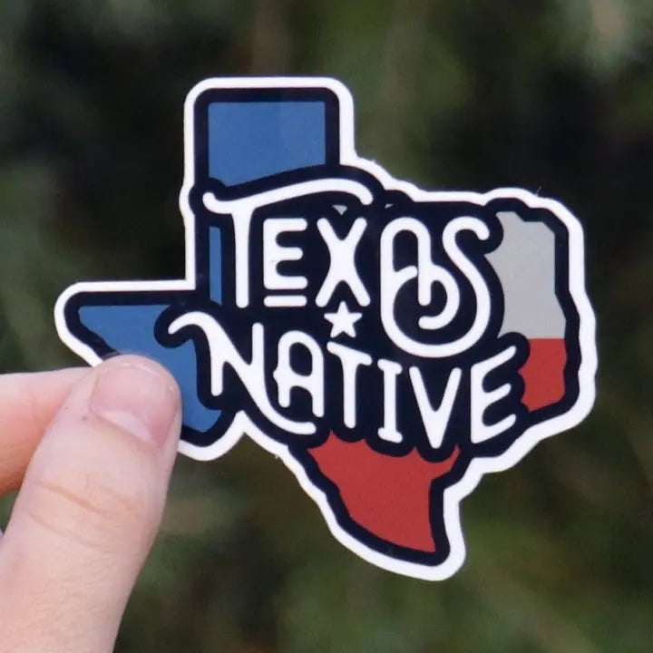Texas Native Vinyl Sticker