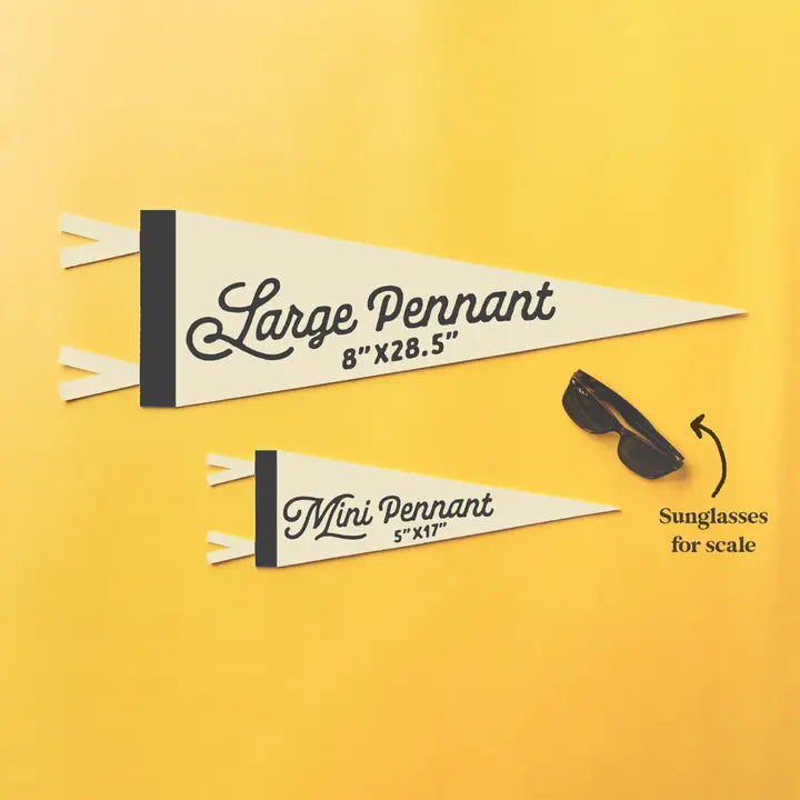 Ride or Die Felt Pennant