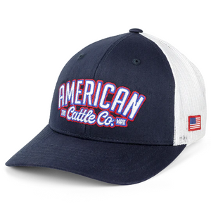 American Cattle Co. Embroidered Hat- Navy