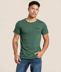 Stag Hillside T-Shirt- Pine/Black