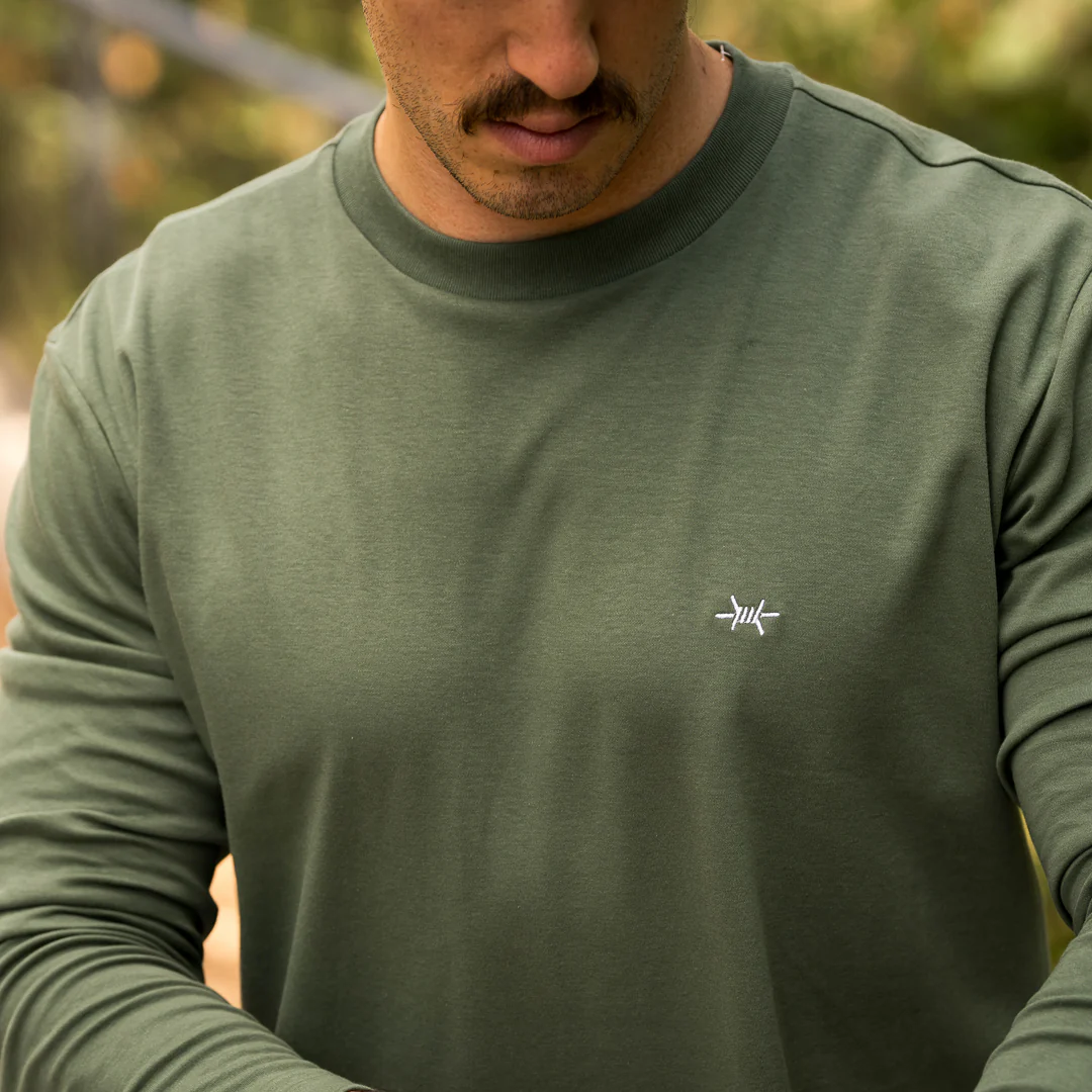 Standard Long sleeve Tee- Agave