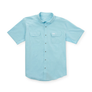 Rio Short Sleeve Shirt- Aqua