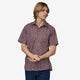 Back Step Short Sleeve Shirt: Intertwined Hands- Evening Mauve