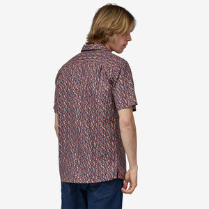 Back Step Short Sleeve Shirt: Intertwined Hands- Evening Mauve