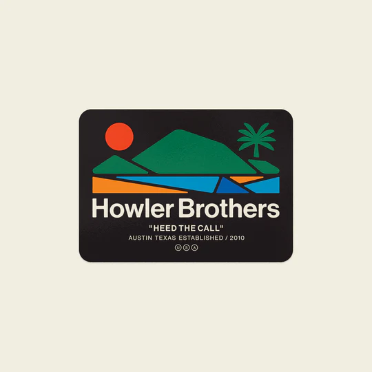 Bahia de Howler Sticker