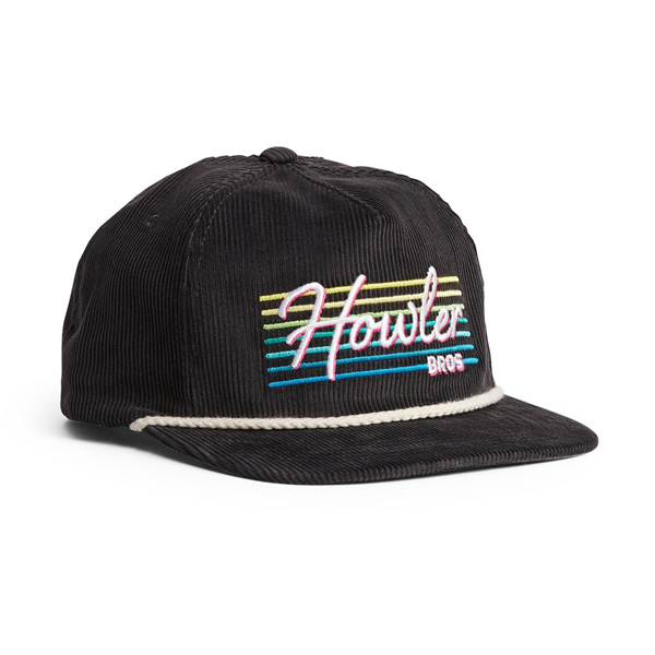 Howler Beach Club Snapback-Antique Black Corduroy