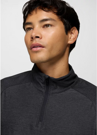 Altitude Tracker Lite 1/4 Zip- Black Heather
