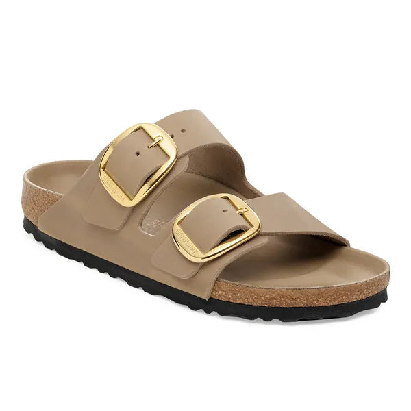 Arizona Big Buckle - Oiled Leather Tobacco Brown