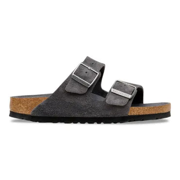 M's Arizona Soft Footbed Suede Leather- Charcoal Tonal