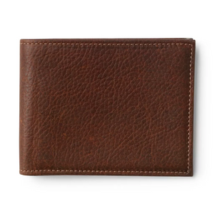 American Bison Thinfold Leather Wallet