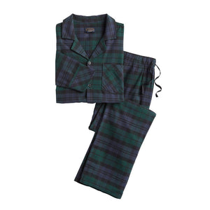Flannel Pajama Set- Black Watch Tartan