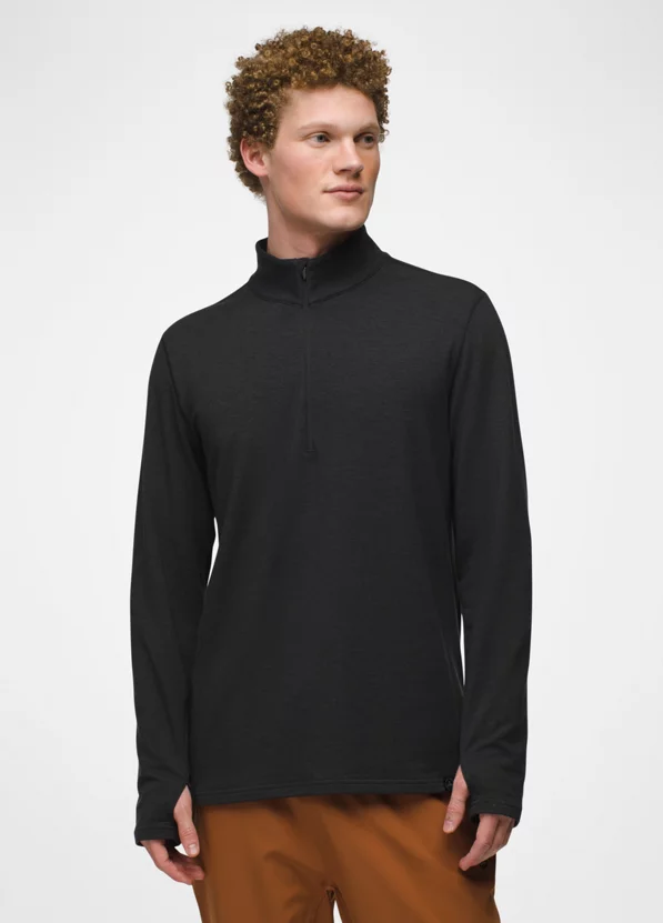 Altitude Tracker 1/4 Zip II- Black