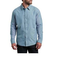 Airspeed Long Sleeve Shirt- Blue Slate