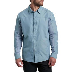 Airspeed Long Sleeve Shirt- Blue Slate