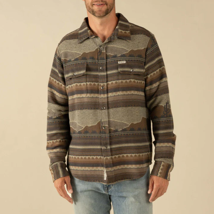 Boquillas Long Sleeve Shirt- Sonora/Brown
