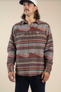 Boquillas Long Sleeve Shirt- Sonora/Red