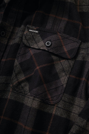 Bowery Flannel- Black/Charcoal