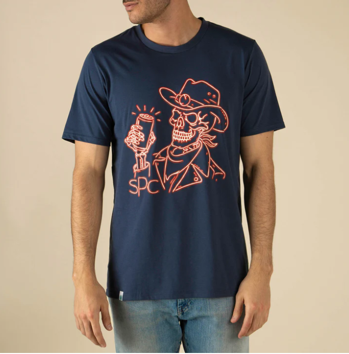 Broadway Bones T-Shirt- Navy