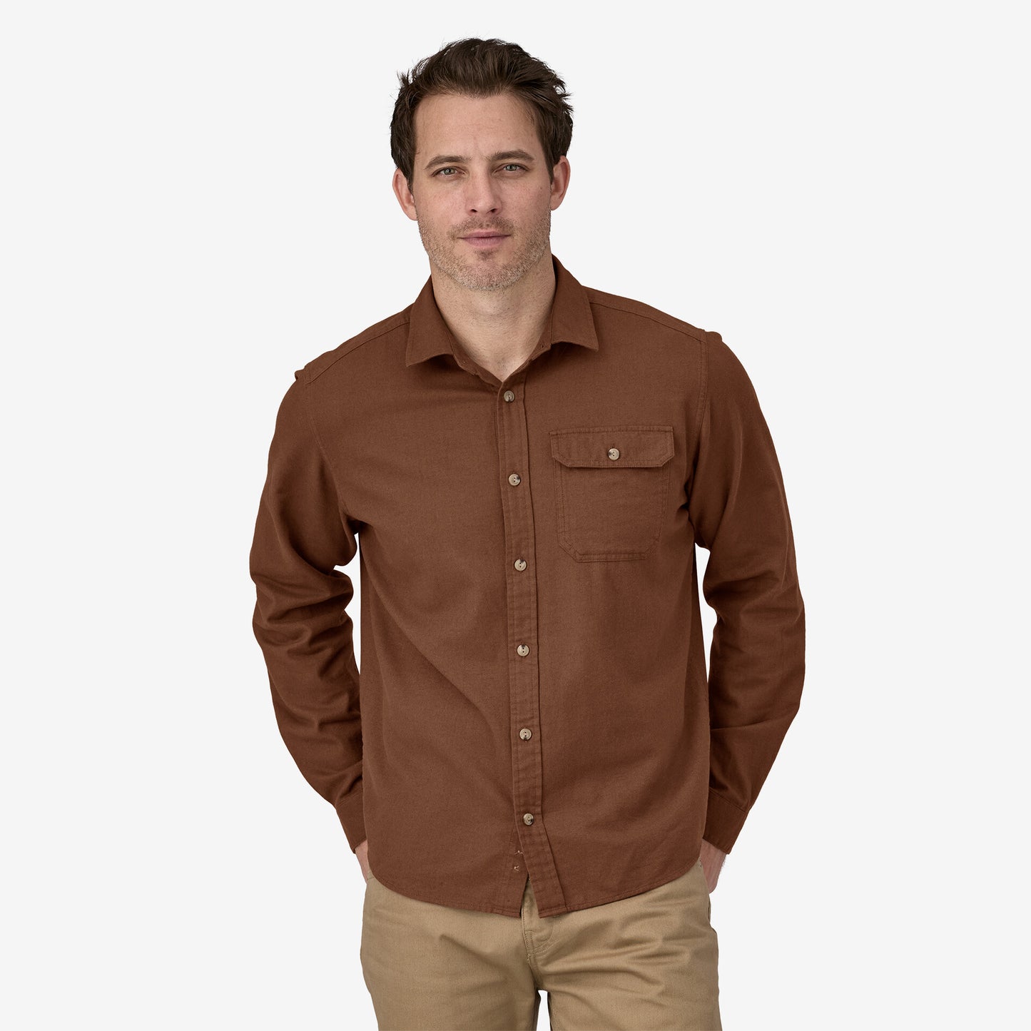 Fjord Flannel Shirt- Moose Brown