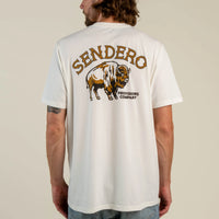 American Buffalo T-Shirt- Vintage White