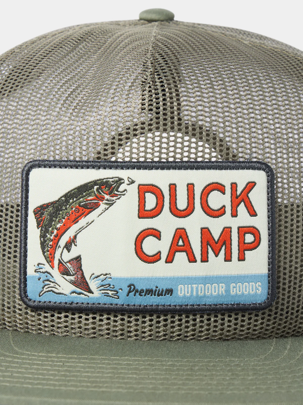 Trout Camp Gulf Trucker- Moss