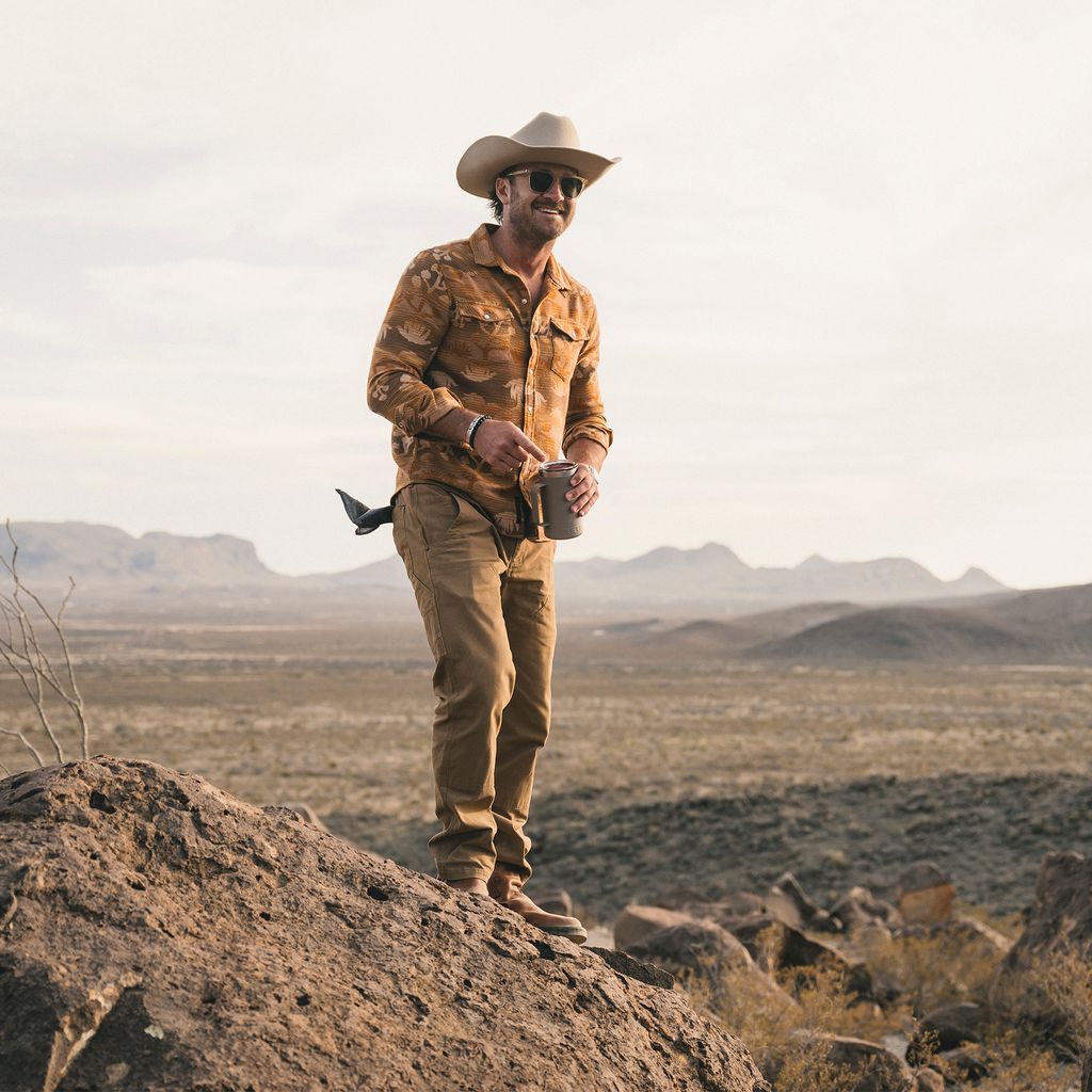 Maguey Mirage Sheridan Flannel- Camel