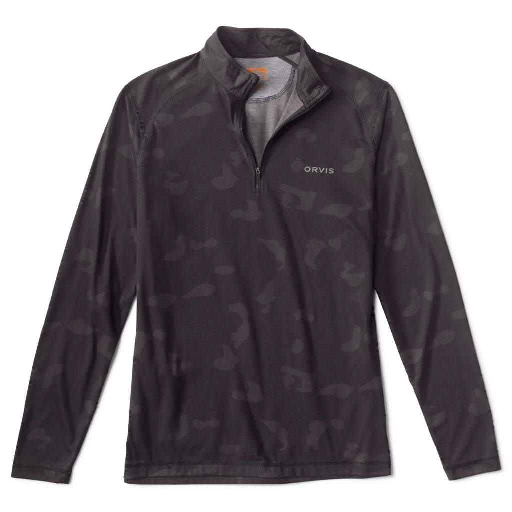 Dri Release Quarter Zip- Blackout Camo