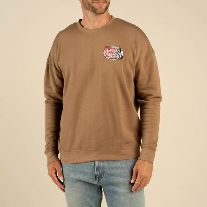 Cowboy Pro Shop Sweatshirt- Light Brown