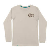 Cowboy Country Club Long Sleeve T-Shirt- Sand