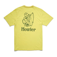 El Monito Cotton Pocket T-Shirt- Chartreuse