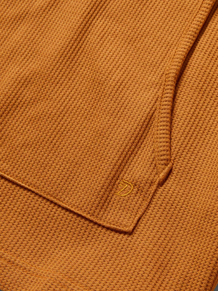 Drirelease Waffle Hoodie- Coastal Copper