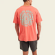 Crab Idol Cotton T-Shirt- Coral