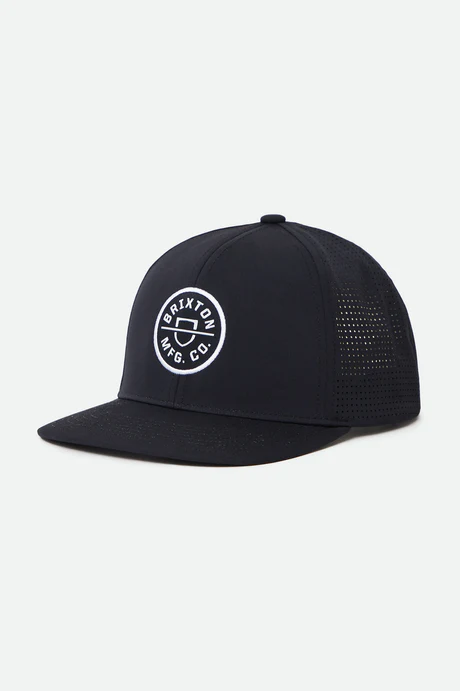 Crest X MP Snapback- Black