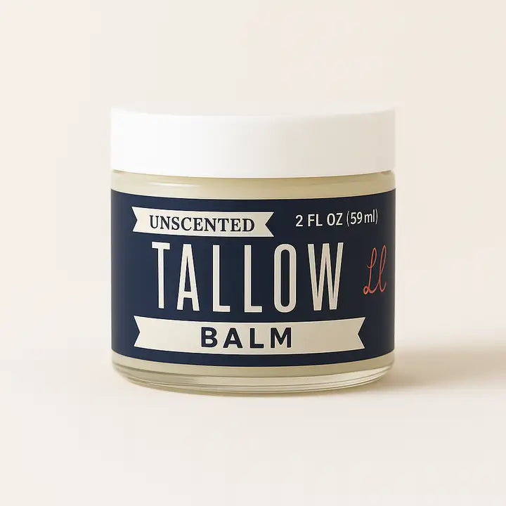 2oz Unscented Tallow Balm