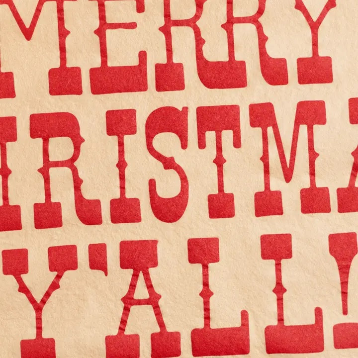 Merry Christmas Y'all! Camp Flag