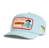 Danger Cowboy Hat- Blue