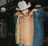 Danger Cowboy T-Shirt- Light Brown