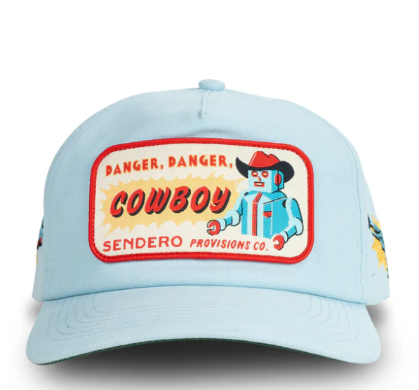 Danger Cowboy Hat- Blue