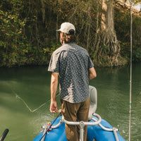 Open Country Tech Shirt- Rancher Floral/Dark Slate