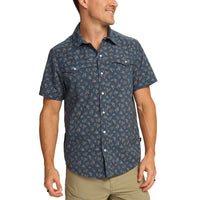 Open Country Tech Shirt- Rancher Floral/Dark Slate